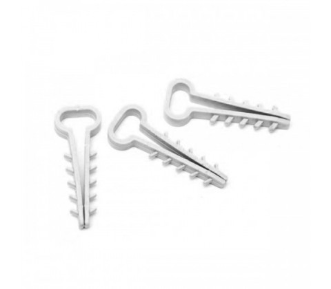 Дюбель-ялинка (зажим) 14мм плоский WAVE