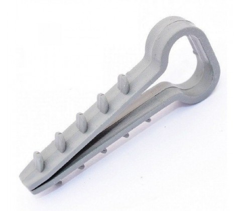 Дюбель-ялинка (зажим) 12мм плоский WAVE