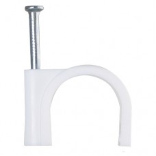 Скоба кабельна 9мм кругла Аско