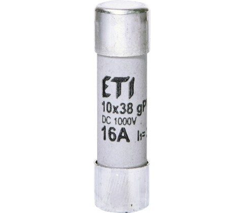 Запобіжник плавкий CH10 16А gG 500B 10х38 ЕТІ Запобіжник плавкий CH10 16А gG 500B 10х38 ЕТІ