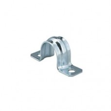 Скоба металева дволапкова d=26мм ДКС