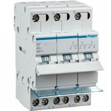 Перемикач навантаження 3p 40А 1-0-2 SFT340 Hager Перемикач навантаження 3p 40А 1-0-2 SFT340 Hager