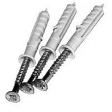 Дюбель-цвях APRO швидкого монтажу поліет., потай 6*60 (уп.-100шт.)