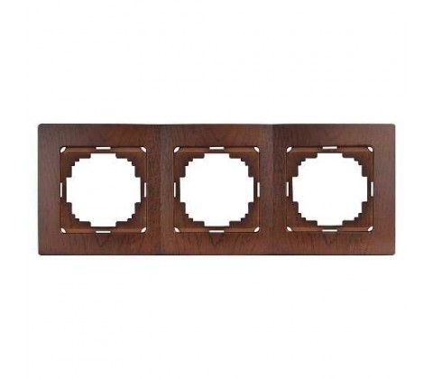 Рамка   Nilson Touran горіх 3-на