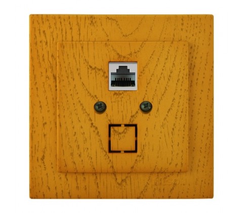 Розетка    Nilson Touran дуб комп'ютерна CAT5e RJ45