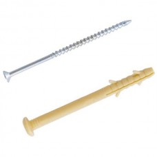 Дюбель-цвях APRO швидкого монтажу поліет., гриб 6*40 (уп.-100шт.)