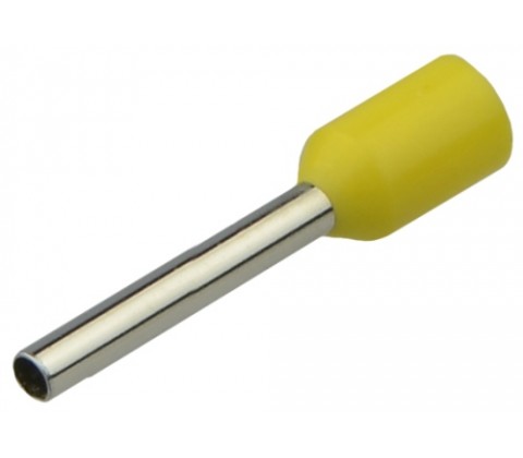 Наконечник трубчастий АСКО HT 1,0-12 жовтий