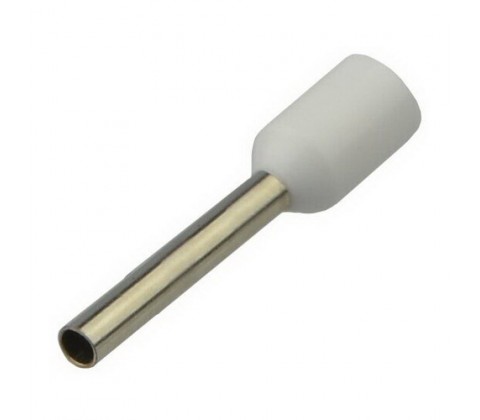 Наконечник трубчастий АСКО HT 0,75-12 білий Наконечник трубчастий АСКО HT 0,75-12 білий