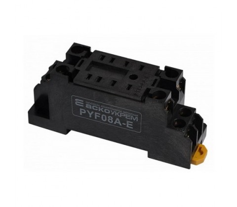 Колодка до реле Аско PYF08A під MY2 Колодка до реле Аско PYF08A під MY2