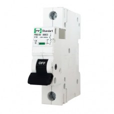 Автоматичний вимикач Промфактор 6кА C 1р 10A Автоматичний вимикач Промфактор 6кА C 1р 10A