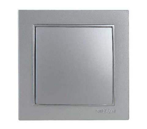 Вимикач Nilson Thor срібло 1кл Вимикач Nilson Thor срібло 1кл