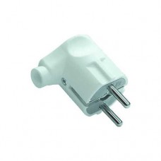 Вилка VI-KO "L" з заземленням біла Вилка VI-KO "L" з заземленням біла