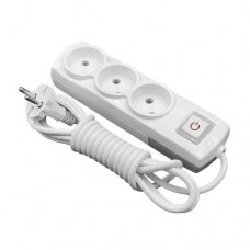 Подовжувач VIOLUX 3p 3м 2х0,75 без заземлення з вимикачем Подовжувач VIOLUX 3p 3м 2х0,75 без заземлення з вимикачем