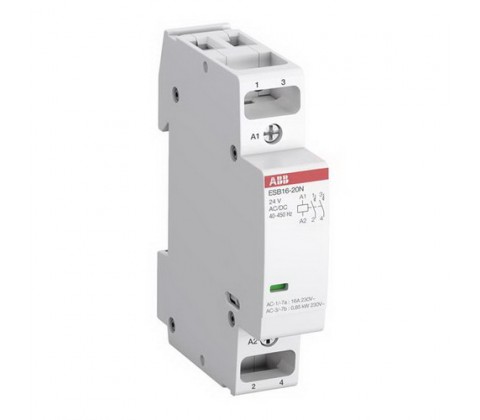 Контактор модульний ABB 2p 20А 230В AC/DC ESB20-20N-06