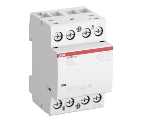 Контактор модульний ABB 2p 2p 40А 230В AC/DC ESB40-20N-06