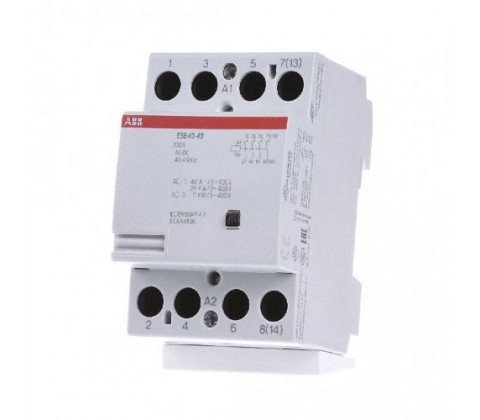 Контактор модульний ABB 4p 40А 230В AC/DC ESB40-40N-06