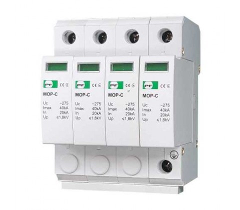 Обмежувач перенапруги MOP4-C 20кА/40кА/275В Промфактор