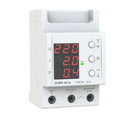 Реле мультифункціональне ZUBR 32А MF32 Реле мультифункціональне ZUBR 32А MF32