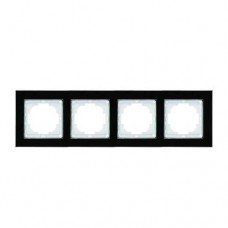 Рамка   Nilson Alegra  скло чорне 4-на 