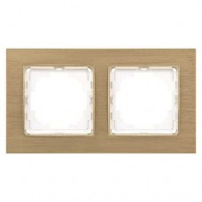 Рамка   Nilson Alegra алюміній золото 2-на 