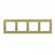 Рамка   Nilson Alegra алюміній золото 4-на