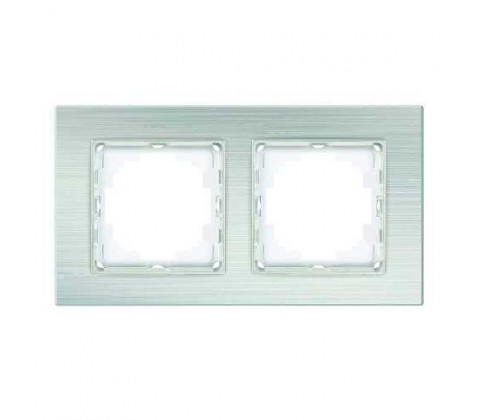 Рамка Nilson Alegra алюміній срібло 2-на Рамка Nilson Alegra алюміній срібло 2-на