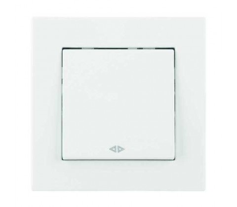 Вимикач    Nilson Moda  білий проміжний 1кл