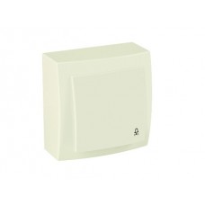 Вимикач Nilson Themis крем дзвінок накладний Вимикач Nilson Themis крем дзвінок накладний