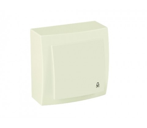 Вимикач Nilson Themis крем дзвінок накладний Вимикач Nilson Themis крем дзвінок накладний