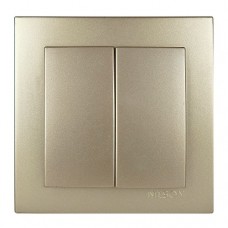 Вимикач Nilson Touran золото 2кл Вимикач Nilson Touran золото 2кл