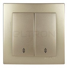 Вимикач    Nilson Touran золото прохідний 2кл 