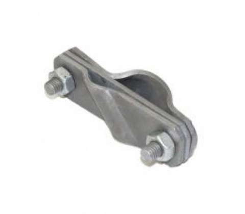 З`єднувач діагональний стержня/полоси заземлення 16мм/40мм гарячого цинкування ДКС