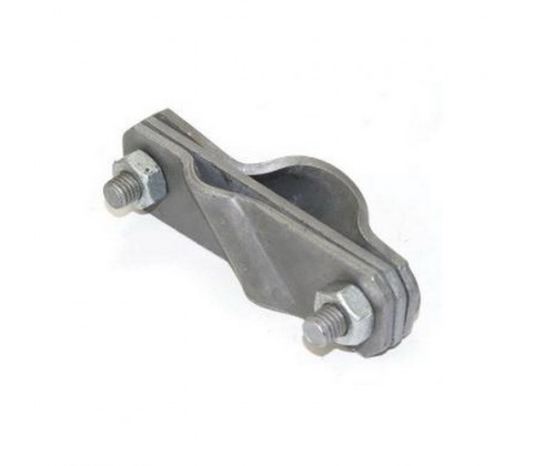 З`єднувач діагональний стержня/полоси заземлення 20мм/40мм гарячого цинкування ДКС