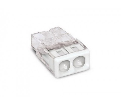 Клема швидкого монтажу WAGO 2х2,5мм з пастою 24А (Cu) / 16А (Al)