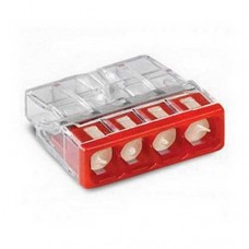 Клема швидкого монтажу WAGO 4х2,5мм з пастою 24А (Cu) / 16А (Al) Клема швидкого монтажу WAGO 4х2,5мм з пастою 24А (Cu) / 16А (Al)