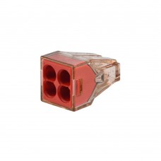 Клема швидкого монтажу WAGO 4х4,0мм (1,5-4 мм²) 32А  