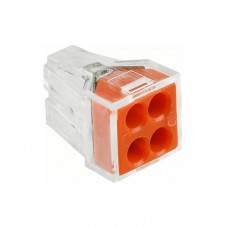 Клема швидкого монтажу Аско 4х2,5мм CMK-104 (типу WAGO) Клема швидкого монтажу Аско 4х2,5мм CMK-104 (типу WAGO)