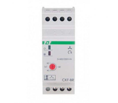 Реле напруги 3ф 10А 380В CKF-BR тільки контроль фаз F&F Реле напруги 3ф 10А 380В CKF-BR тільки контроль фаз F&F