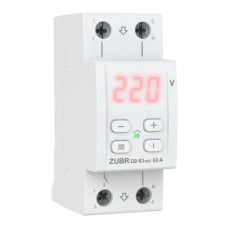 Реле напруги 1ф 63А D2-63 RED ZUBR
