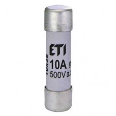 Запобіжник плавкий CH10 10А gG 500B 10х38 ЕТІ Запобіжник плавкий CH10 10А gG 500B 10х38 ЕТІ