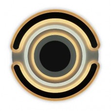 Світильник LED smart MATRIX 100W 3000-6000K круг-пульт чорний Violux Світильник LED smart MATRIX 100W 3000-6000K круг-пульт чорний Violux