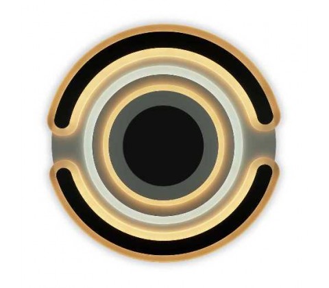 Світильник LED  smart MATRIX 100W 3000-6000K круг-пульт чорний Violux