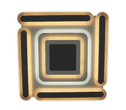 Світильник LED smart MATRIX 120W 3000-6000K квадрат-пульт чорний Violux