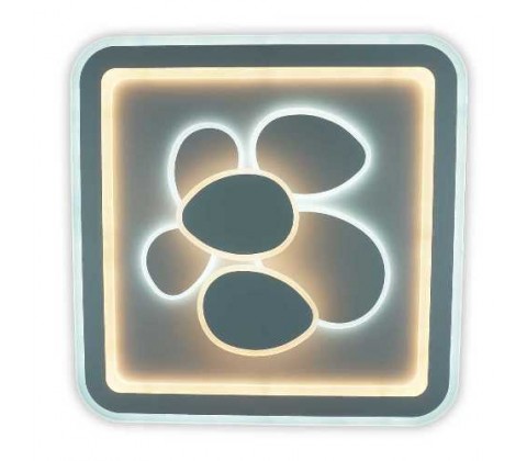 Світильник LED smart OREO 120W 3000-6000K квадрат-пульт білий Violux