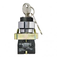 Кнопка поворотна з ключем АСКО XB2-BG21 2-х позиційна Кнопка поворотна з ключем АСКО XB2-BG21 2-х позиційна