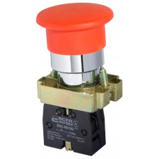 Кнопка XB2-BС542 Стоп "Грибок" d 40mm