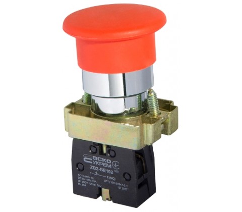 Кнопка XB2-BС542 Стоп "Грибок" d 40mm Кнопка XB2-BС542 Стоп "Грибок" d 40mm