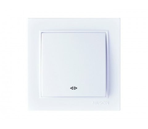 Вимикач Nilson Thor білий проміжний 1кл Вимикач Nilson Thor білий проміжний 1кл