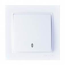 Вимикач Nilson Thor білий прохідний 1кл Вимикач Nilson Thor білий прохідний 1кл