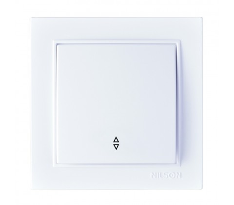 Вимикач Nilson Thor білий прохідний 1кл Вимикач Nilson Thor білий прохідний 1кл